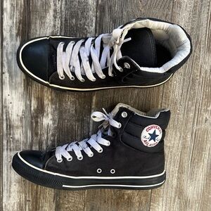 Converse Black and White High-Tops